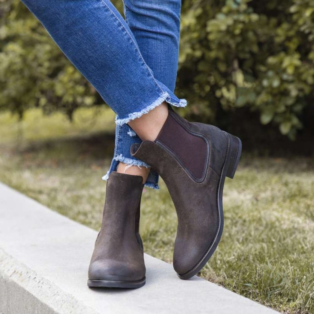 Thursday Boots - Duchess - Olive Suede